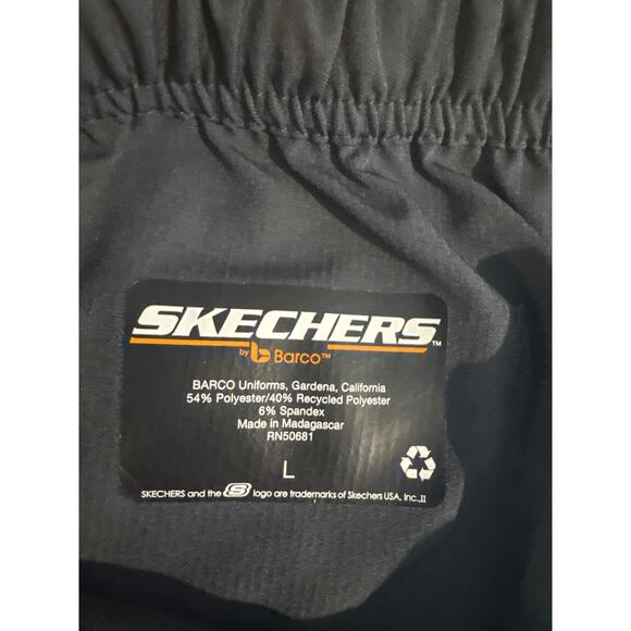 Skechers Barco Scrub Pants Gray Men's Large - Picture 7 of 11